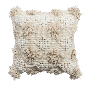 Bohemian Handwoven Cotton Pillow