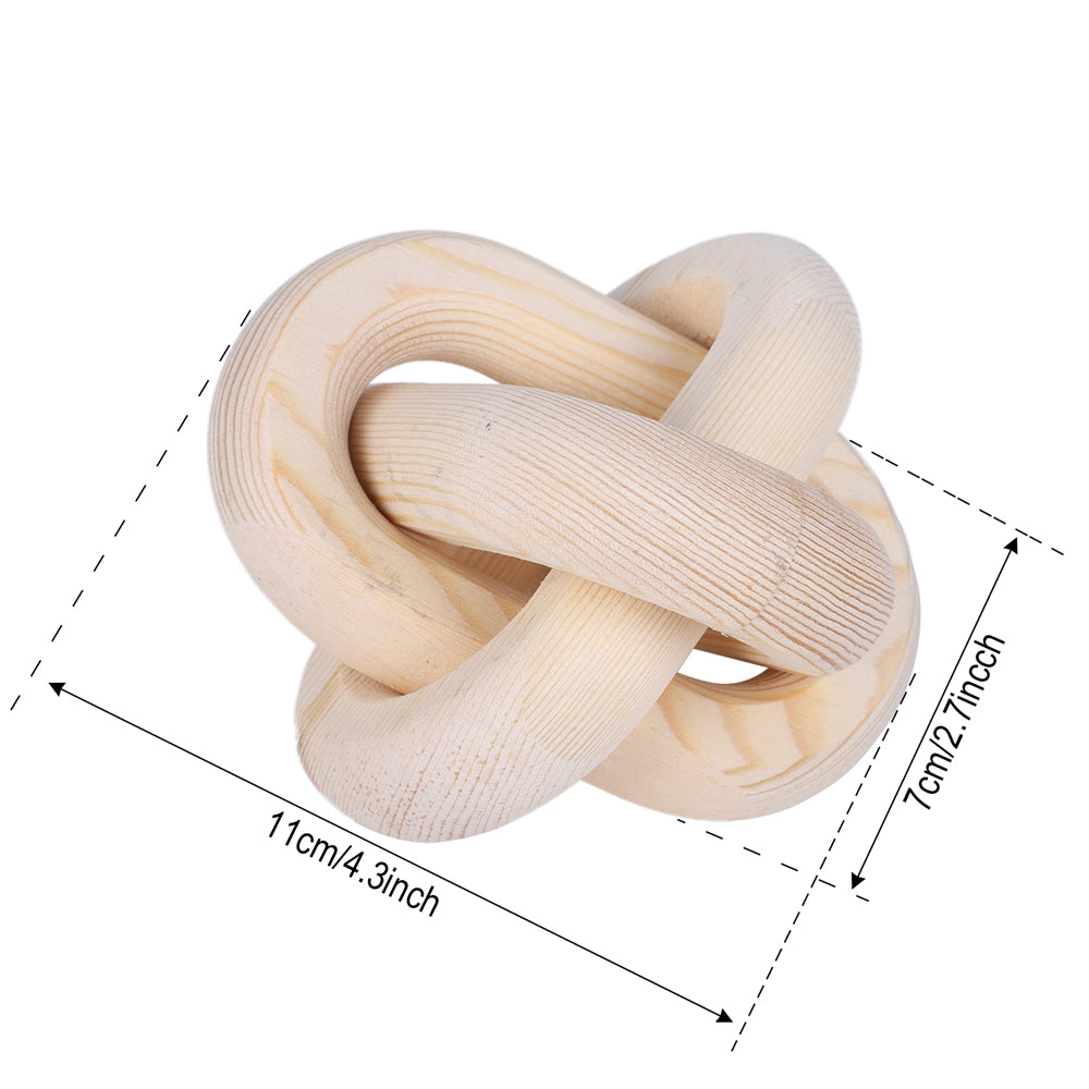 Ring Wooden Buckle Art Ornaments