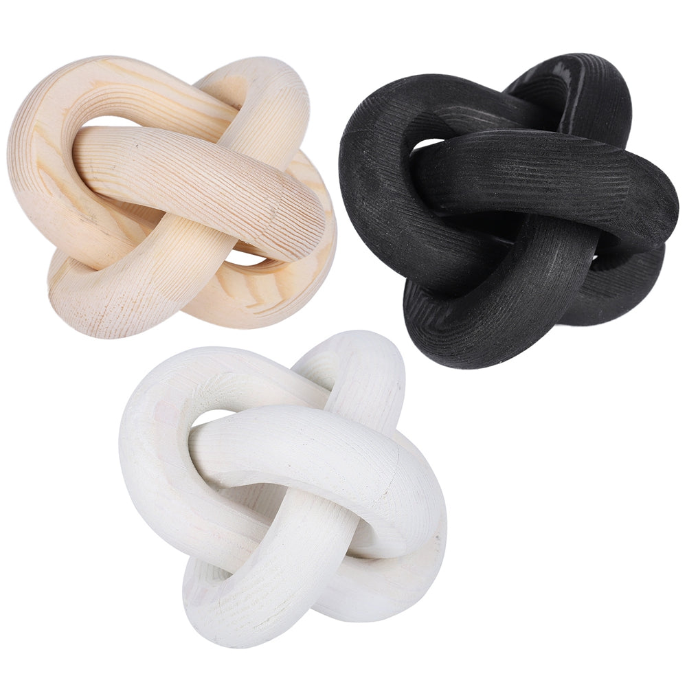Ring Wooden Buckle Art Ornaments